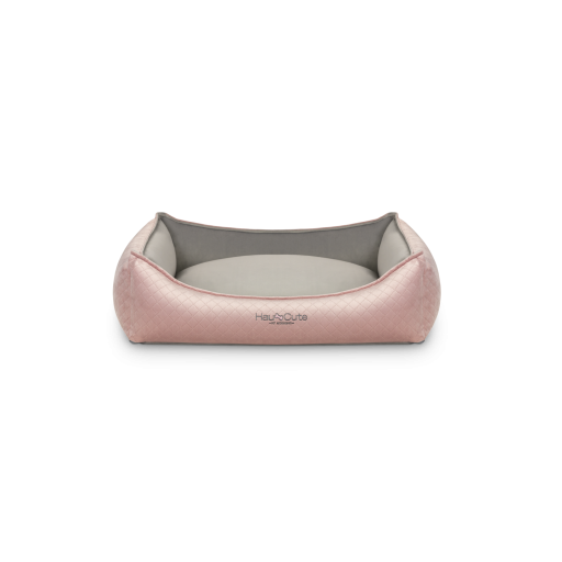 Hau cute classic pink dog bed