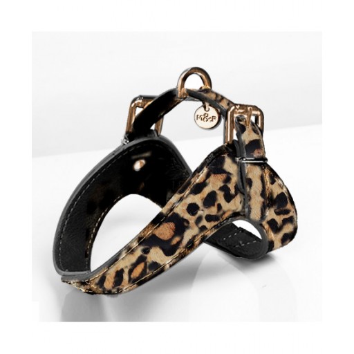 Milk&pepper leopard harness