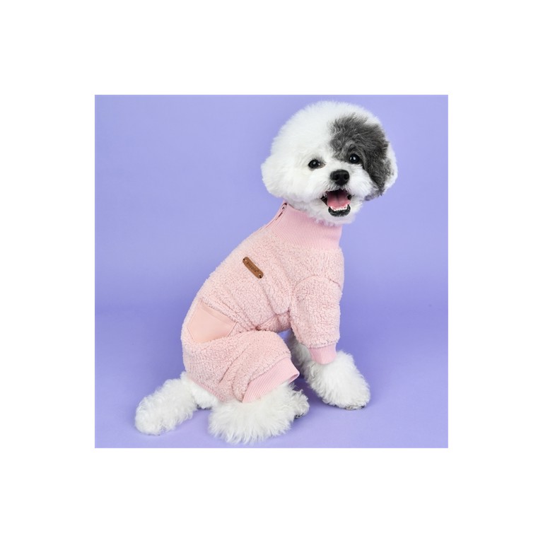 Puppia kutyaruha - titus - rózsaszín kezeslábas