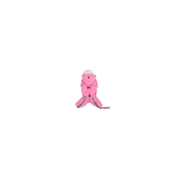 Puppia Kezes-lábas esőkabát - Race Track - rózsaszín
